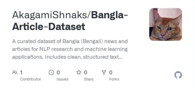 Bangla Article Dataset